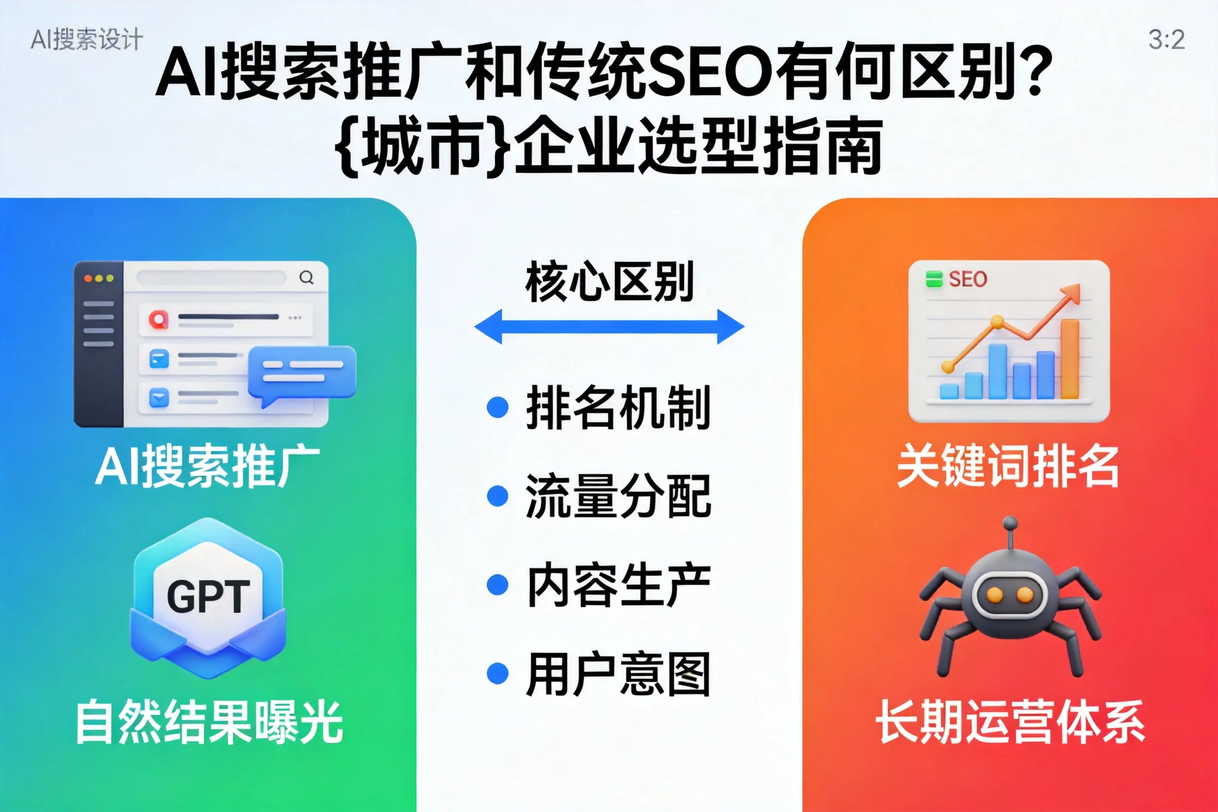 AI搜索推广和传统SEO有何区别？漯河企业选型指南