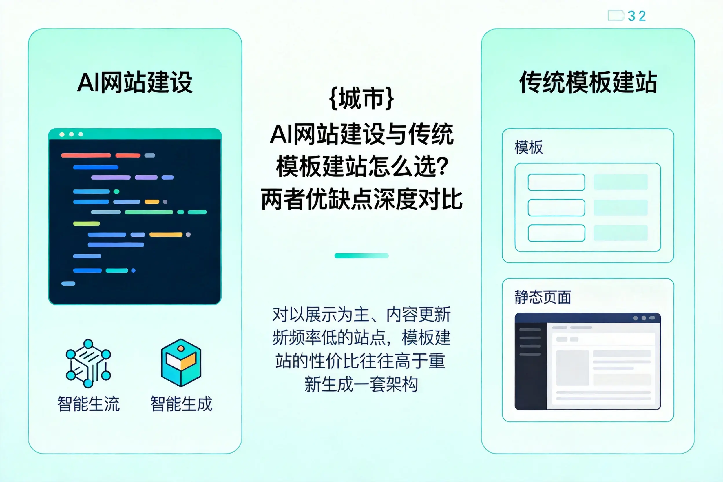 漯河AI网站建设与传统模板建站怎么选?两者优缺点深度对比