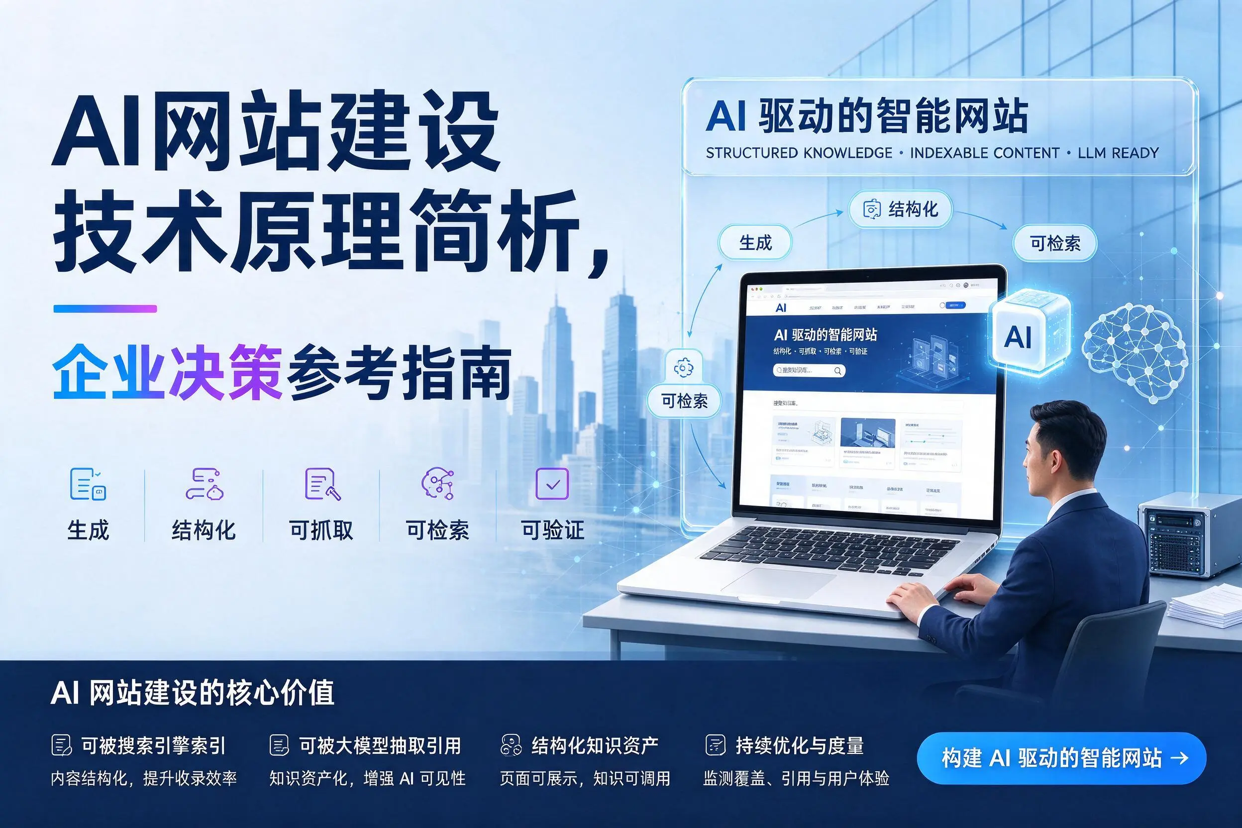 AI网站建设技术原理简析，漯河企业决策参考指南