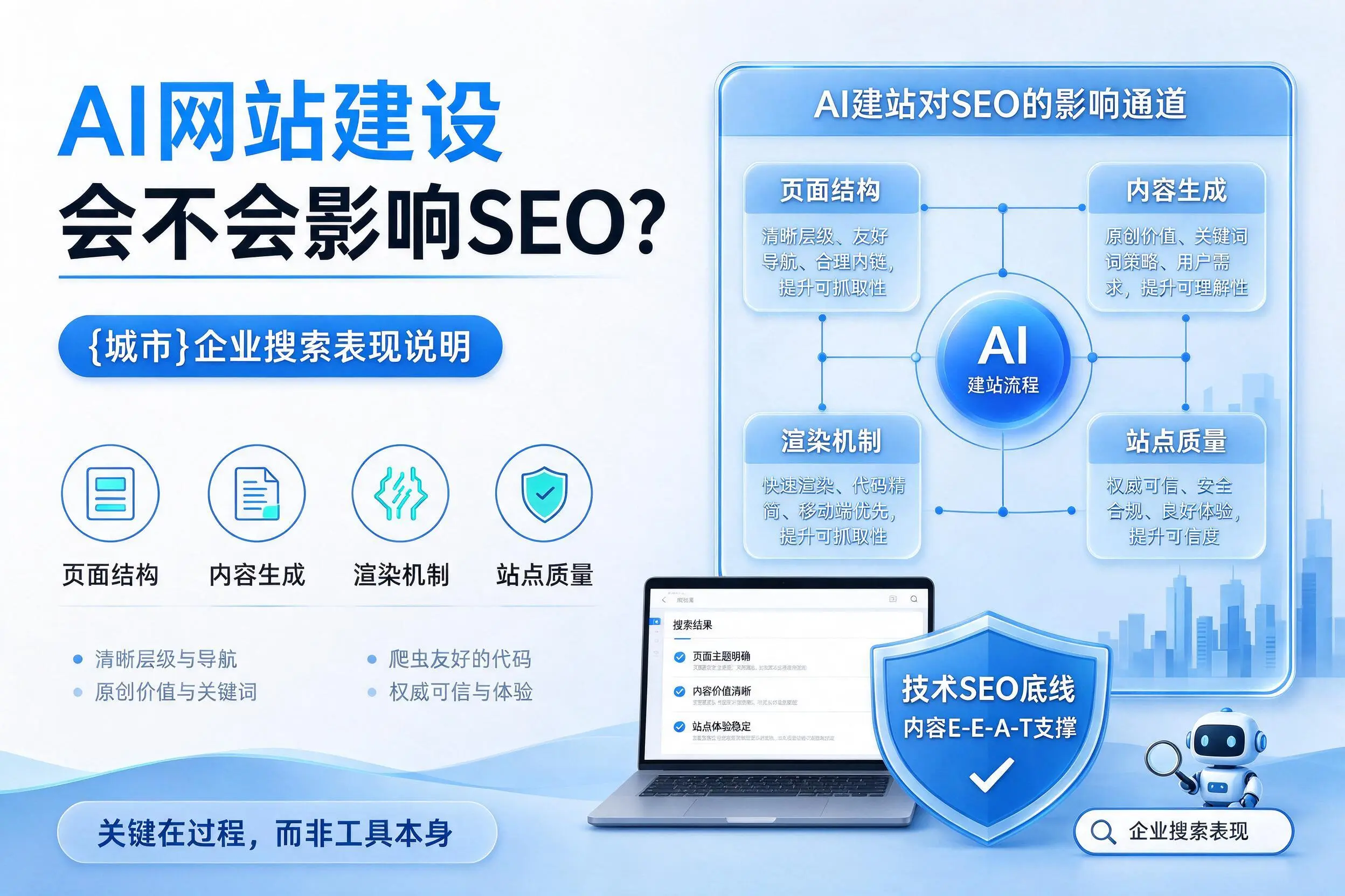 AI网站建设会不会影响SEO？漯河企业搜索表现说明