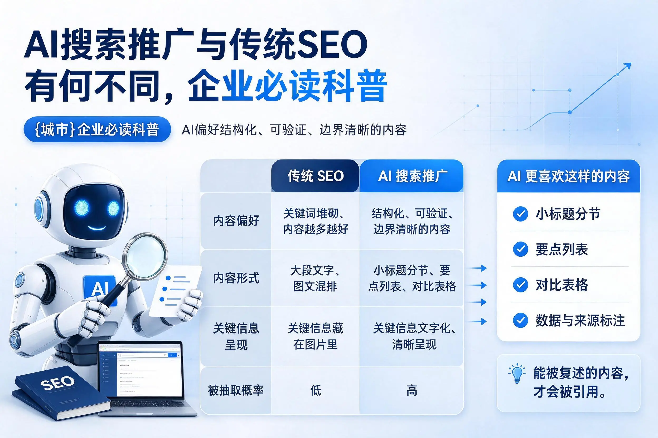 AI搜索推广与传统SEO有何不同,漯河企业必读科普